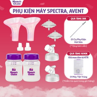 Phụ Kiện Hút Sữa Phễu Silicone Cho Máy Spectra Avent Fazt, Vắt Sữa Êm Ái và Hiệu Quả, Nhiều Lựa Chọn Size