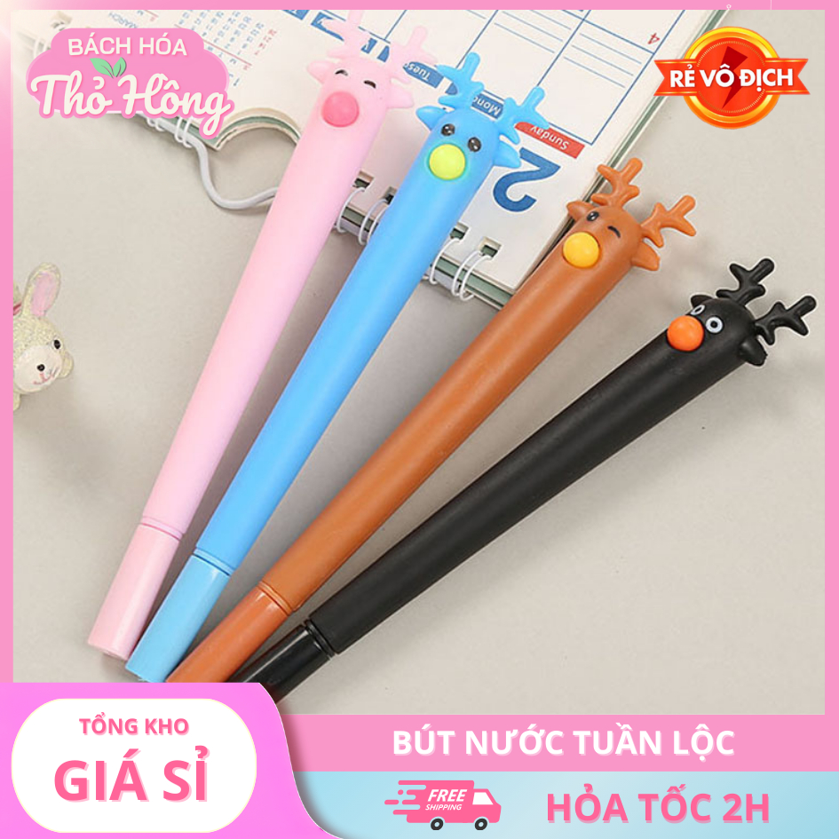 3 Bút Nước Mực Đen Tuần Lộc
