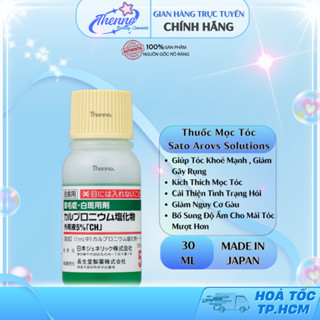 Thuốc Mọc Tóc Sato Arovs Solutions 5% Nhật Bản 30ml - Cải Thiện Tình Trạng Hói Đầu, Rụng Tóc, Thưa Tóc