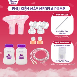 Bộ Phụ Kiện Hút Sữa Phễu Silicone Dùng Cho Máy Medela Pump In Style Advanced, Kiểm Định An Toàn, Hút Sữa Êm Ái Hiệu Quả