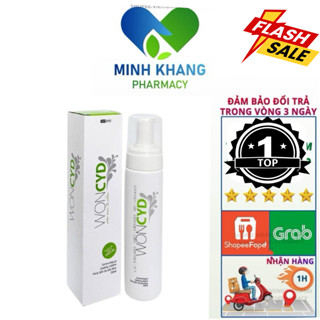 Dung dịch vệ sinh phụ nữ Woncyd 200ml chăm sóc vùng kín nước rửa phụ khoa se khít vùng kín nữ thơm khử mùi