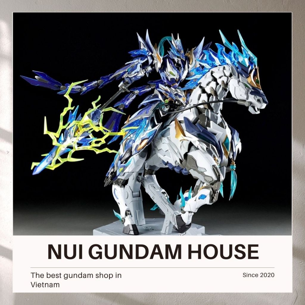 (Hàng Sẵn) Mô Hình Lắp Ráp Motor Nuclear MG 1/100 MNP-XH05 Triệu Vân (Kèm Ngựa)