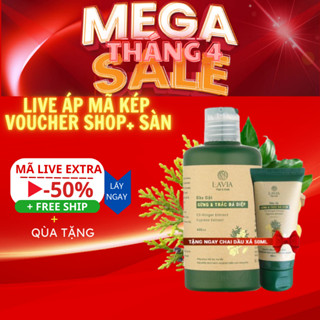 Dầu gội gừng và trắc bá diệp hỗ trợ mọc tóc ngăn rụng tóc cho da đầu 400ml LAVIA LA06-Shop Hello Sun