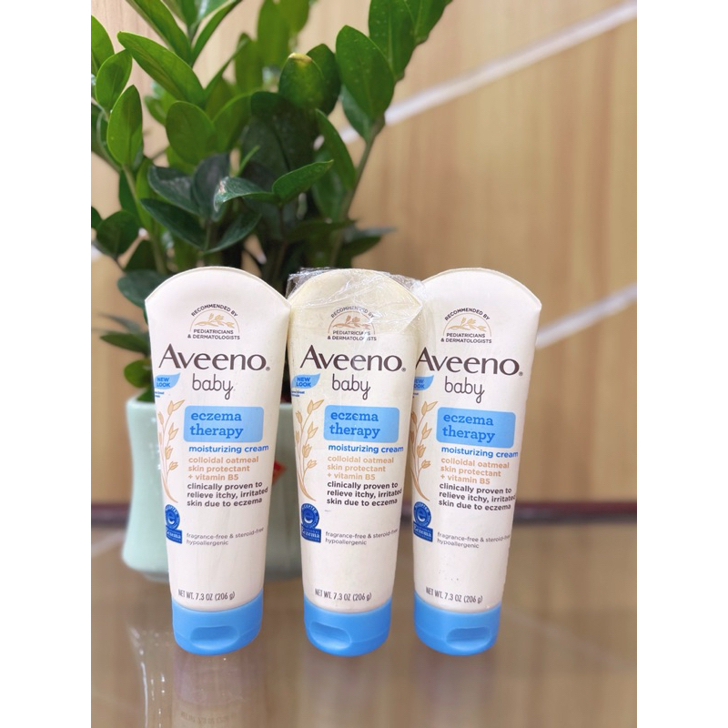 [HÀNG MỸ_MẪU SALE] Lotion Aveeno Eczema Therapy tuýp 206gram.