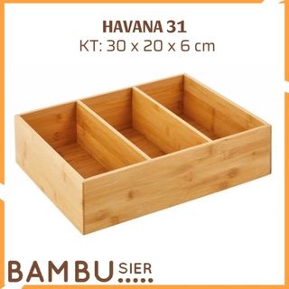 Khay tre đựng đồ đa năng tiện ích