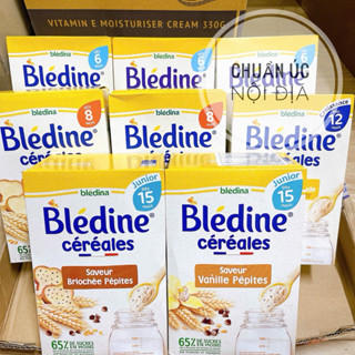 [Nhập Khẩu Tem Phụ] Bột lắc sữa Bledina Pháp chính hãng - Hộp 400g - Đủ Vị - dành cho bé yêu từ 6 tháng, bột pha sữa