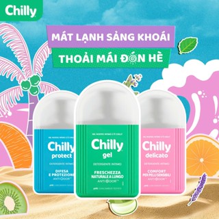 Dung dịch vệ sinh phụ nữ Chilly làm sạch và dưỡng ẩm, chiết xuất bạc hà 200ml