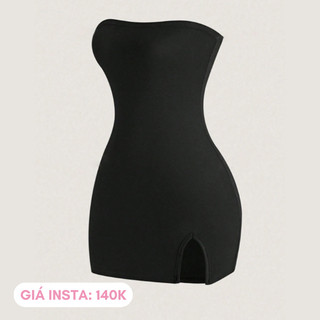 Đầm ống body xẻ đùi cực cháy (bảng size ở cuối)