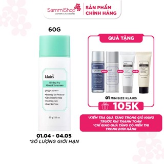 Dear, Klairs Kem chống nắng All-day Airy Mineral Sunscreen 60g