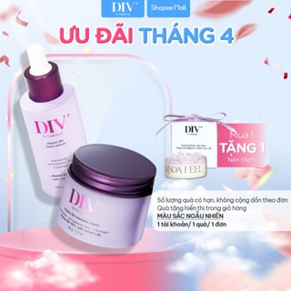 Bộ Đôi Dưỡng Sáng Làm Đều Màu Da 10% Niacinamide Vitamin B3 DIV - DIVE INTO VITAMIN [Serum 50ml + Kem Dưỡng 50gram]