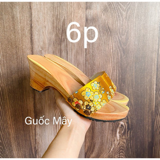 Guốc Gỗ Guốc Mộc Đế Cao
