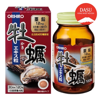 [AUTH]Viên uống tinh chất hàu tươi orihiro Nhật Bản orihiro 120v