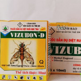 VIZUBON-D Dẫn Dụ Diệt Ruồi Đục Trái( hộp gồm 2 lọ 10ml )