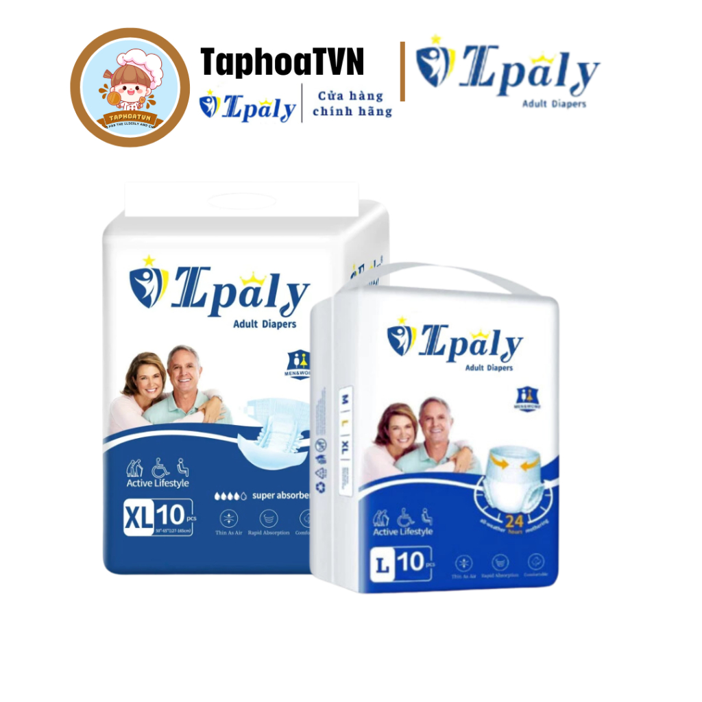 [COMBO SIÊU RẺ]COMBO 100 Miếng Bỉm người già IPALY thấm hút tốt, giá rẻ dùng cho người già