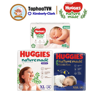 Tã Dán/Tã Quần Huggies Platinum Nature Made Size NB60/S82/M64/L54/M58/L44LXL38