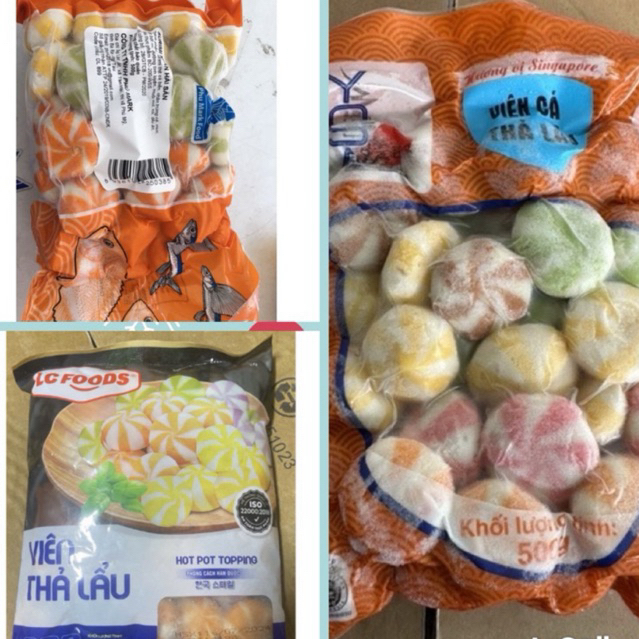 VIÊN BÁNH BAO THẢ LẨU MIX NHIỀU MÀU
