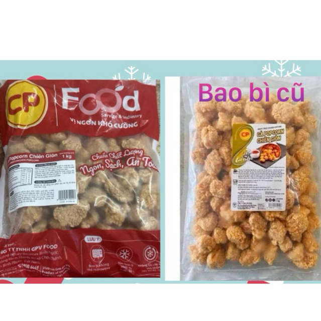 [GIÁ SỈ]Gà popcorn/gà nugget vòng/gà karage/gà cuộn rong biển CP gói 1kg