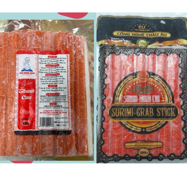 Thanh cua surimi gói 450g/500g ngon rẻ