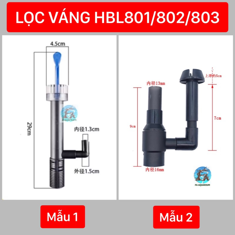 LỌC VÁNG CHO LỌC HBL801, HBL802, HBL803