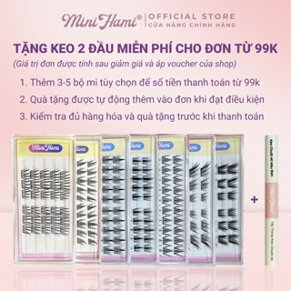  Lông mi giả tổng hợp Mini Hami các mẫu mi cụm Anime tự nhiên cơ bản dễ dùng cho người mới 