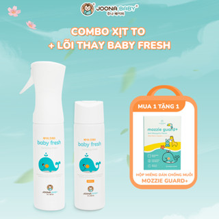 Combo xịt diệt khuẩn, khử mùi 300ml và lõi thay thế Baby Fresh cho bé - JOONA BABY