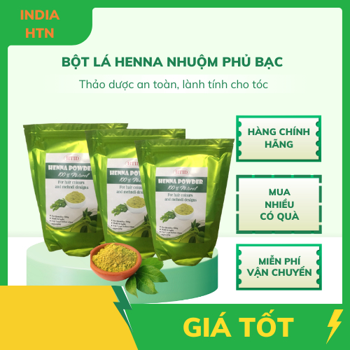 Bột henna nguyên chất Ấn Độ - shopandoxuongpho