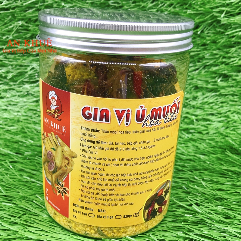 Gia Vị Ủ Muối Hoa Tiêu Thảo Mộc Làm Món Gà, Tai Heo, Chân Giò, Đùi Dê Ủ Muối Hoa Tiêu Chuẩn Vị