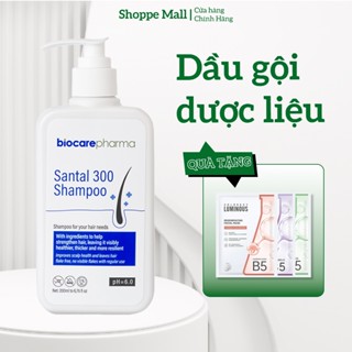Dầu gội dược liệu BIO CARE PHARMA giảm gàu, nấm ngứa da đầu Santal 300 Shampoo 200ml