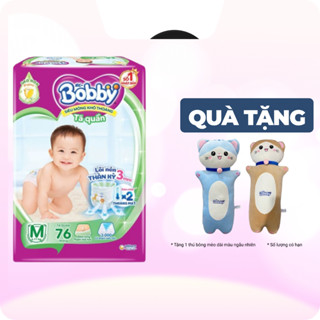 Tã quần Bobby size M 76 miếng - Dành cho trẻ 6 - 11 kg