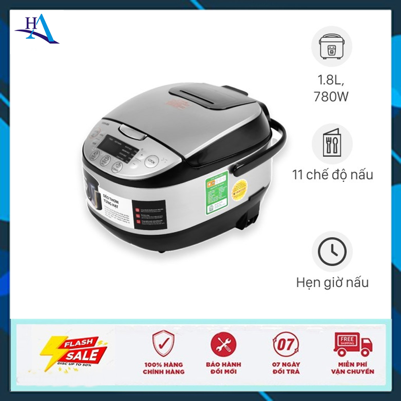 Nồi cơm điện tử Toshiba 1.8 lít RC-18DR2PV(K) (Miễn phí giao tại HCM-ngoài tỉnh liên hệ shop)