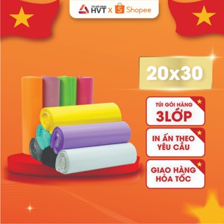 Túi Gói Hàng Niêm Phong NHUAHVT Size 20*30cm Cuộn 100 Cái Có Keo Dính Sẵn Đóng Hàng Thương Mại Điện Tử