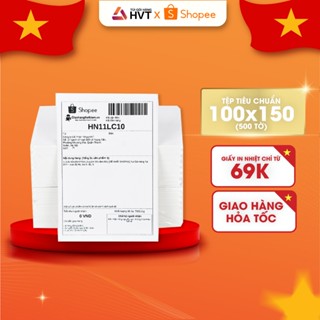 GIẤY RẺ SẬP SÀN - Giấy in nhiệt tự dính in đơn hàng kích thước 100x150mm 75x100mm khổ A6 A7