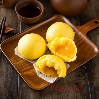 Sét 6 Bánh Bao Nhân Kim Sa có nhân bùi bùi của trứng muối
