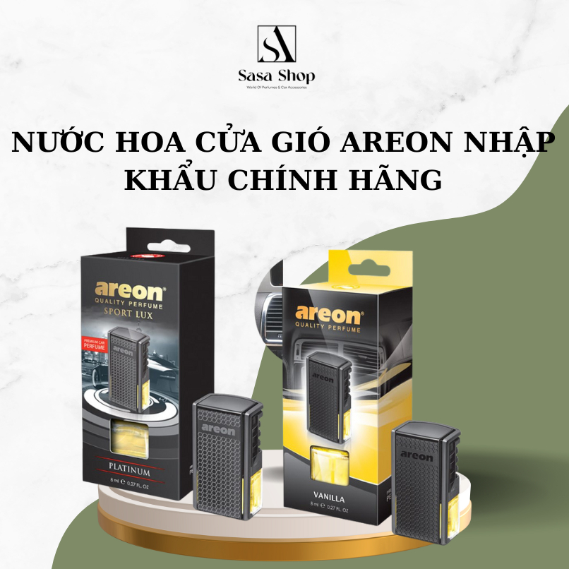 Nước Hoa Ô Tô Areon - Nước Hoa Kẹp Cửa Gió Ô Tô Areon Chính Hãng Cao Cấp Lưu Hương Bền Lâu
