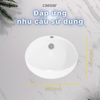 Chậu Rửa Lavabo Âm Bàn L5115 - CAESAR (Hàng Chính Hãng)