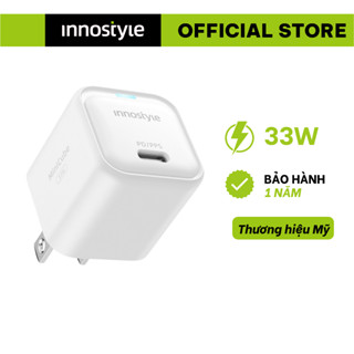 Củ sạc nhanh 33W Innostyle Minicube GAN II PD/QC3.0 & PPS chính hãng, an toàn, bảo hành 12 tháng