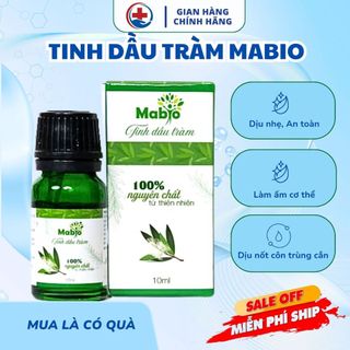 Tinh Dầu Tràm MABIO Giúp Giữ Ấm Cơ Thể Hương Thơm Dịu Nhẹ An Toàn Với Trẻ Nhỏ