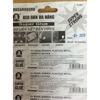 1 Tuýp Keo Đa Năng Siêu Dính, Keo Dán Super Glue Xanh