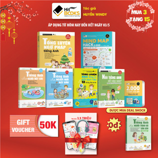 Sách Combo 7 cuốn  Tự học tiếng anh cho người mất gốc - Hitbooks