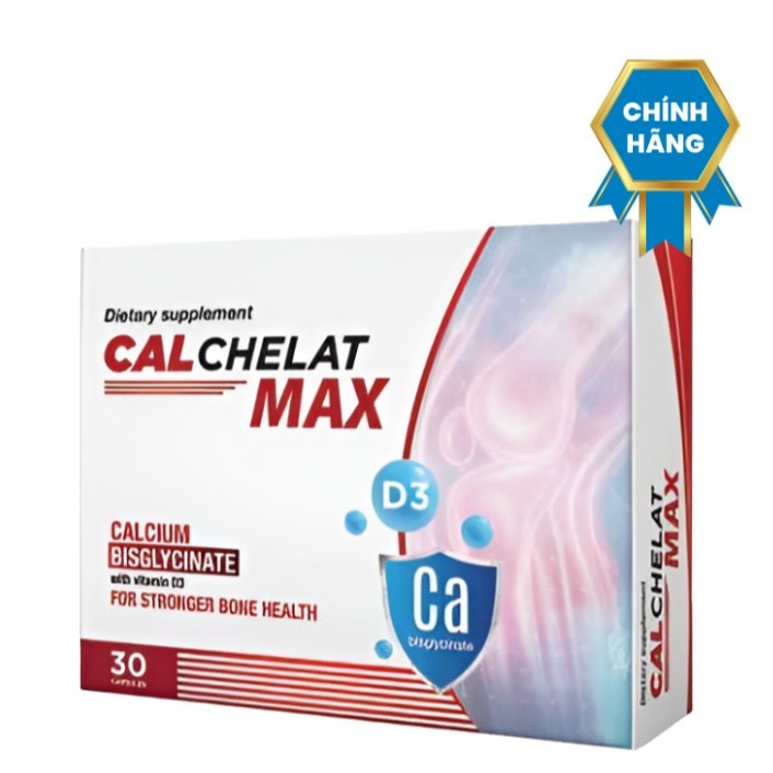 Viên uống Calchelat Max bổ sung canxi và vitamin D3 - EXIM PHARMA Sp. z o.o.