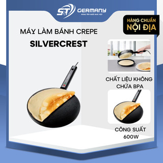 Máy làm bánh Crepe SILVERCREST SCMT 600 màu đen cao cấp sang trọng nội địa Đức GST ELC 480060