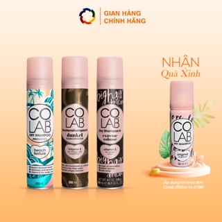 Dầu gội khô Colab Pro 200ml, phiên bản mới, tạo phồng gấp 5 lần và phủ khuyết điểm chân tóc tức thì