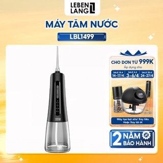 Máy tăm nước LEBENLANG cầm tay LBT1486, chống thấm 1500mah, kèm đầu xịt, bảo hành 2 năm - chính hãng