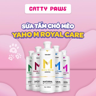 Sữa tắm Cao Cấp cho chó mèo Yaho M Royal Care, tắm sạch giúp mượt lông bồng bềnh 500ml