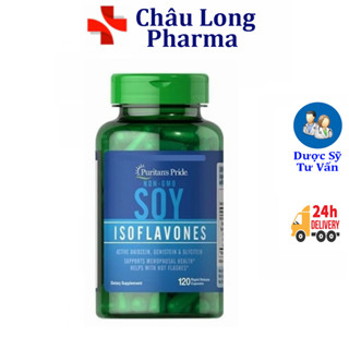Soy Isoflavones Puritan's Pride -Tinh chất mầm đậu nành làm đẹp và bổ sung estrogen nội tiết nữ