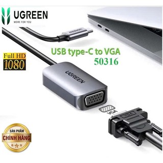 Cáp chuyển usb c to vga ugreen 50316 cm160