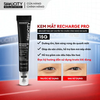 Kem mắt cho nam dưỡng sáng ngừa quầng thâm nếp nhăn Men Stay Simplicity Recharge Pro15g