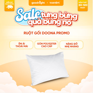 Gối bông Doona Promo 45x65cm nâng đỡ nhẹ nhàng êm ái, thoáng khí