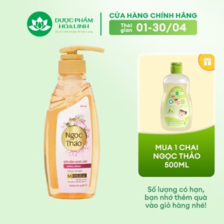 {MỚI} Sữa tắm Dược liệu Ngọc Thảo Trắng hồng 500ml
