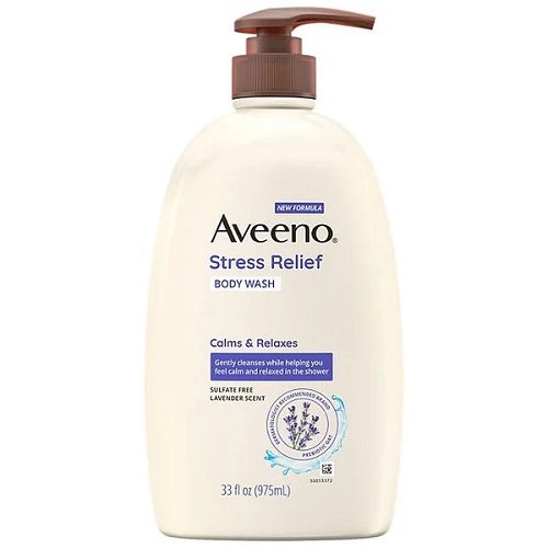 Sữa tắm Aveeno Active Naturals Stress Relief Body Wash with Lavender Chamomile And Ylang-Ylang 354m/